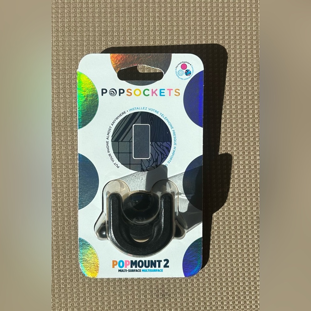 PopSockets Multi-Surface Phone PopMount Ver. 2 Universal  Mount Stand Holder NIB